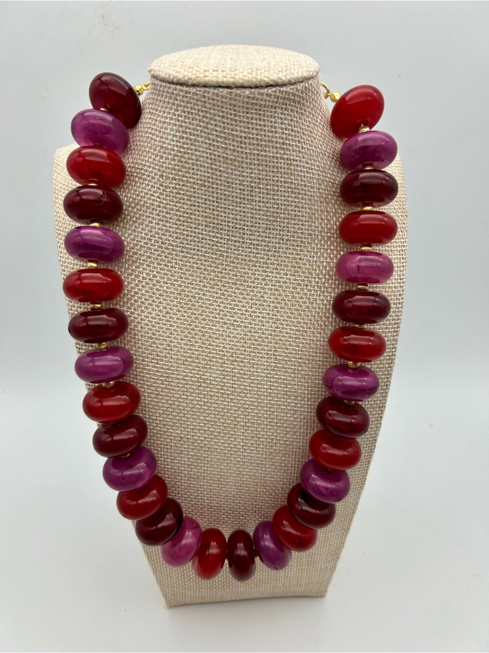Chunky Large Resin Beads Collar